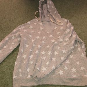 Star print sweatshirt